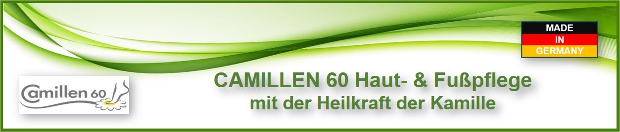 CAMILLEN 60 - Haut- und Fußpflege mit der Heilkraft der Kamille - seit 1960 Made in Germany
