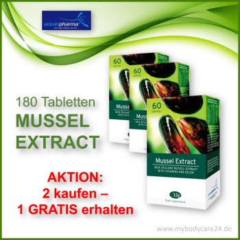 AKTION 3 für 2 Mussel Extract 3-Monats-Kur