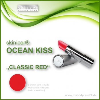 skinicer® OCEAN KISS Lippenstift Classic Red