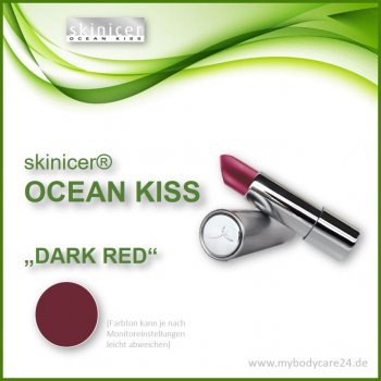skinicer® OCEAN KISS Lippenstift Dark Red