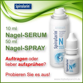 Spirularin Testset mit Nagelserum und Nagelspray