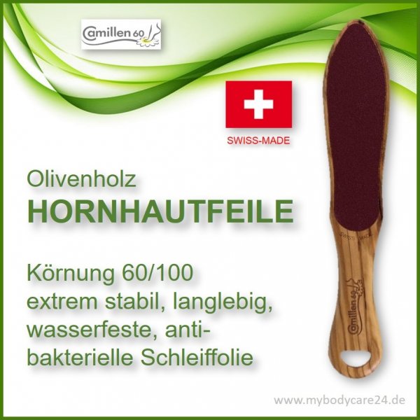 Camillen 60 Olivenholz Hornhaut-Feile