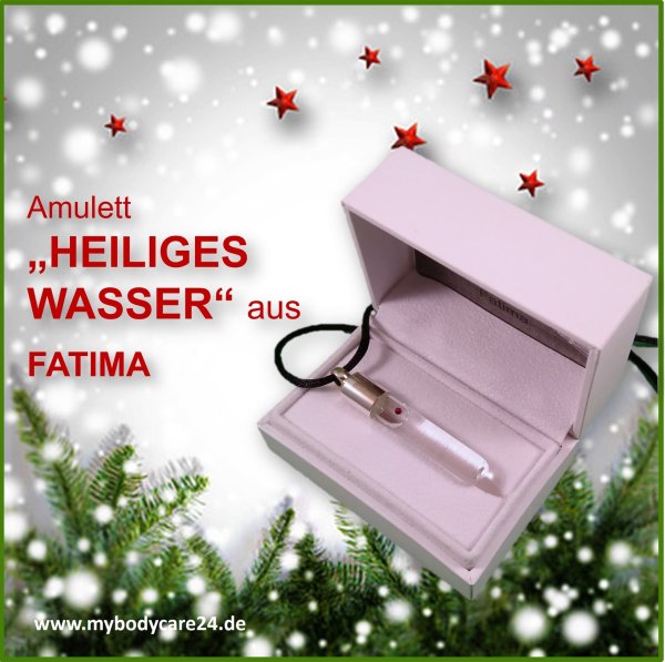 Amulett mit "Heiligem Wasser" aus Fatima