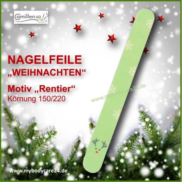 Camillen60 Weihnachts-Nagelfeile "Rentier"