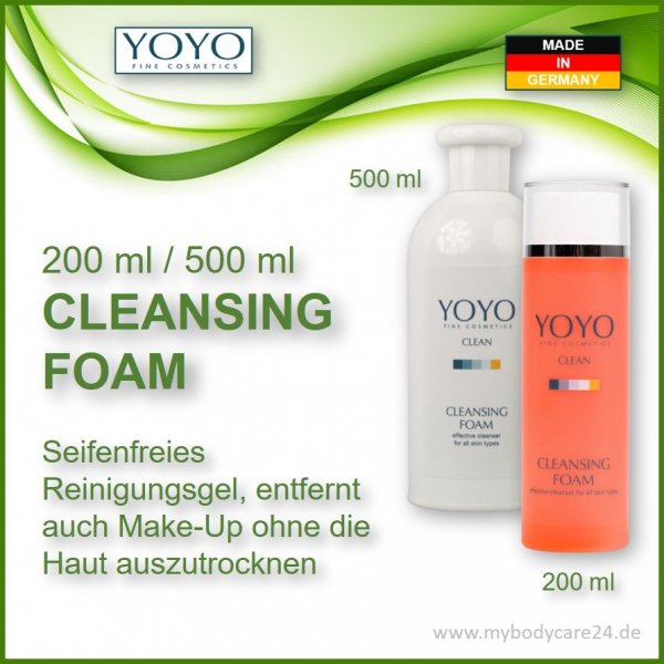 YOYO Cleansing Foam seifenfreies Reinigungsgel