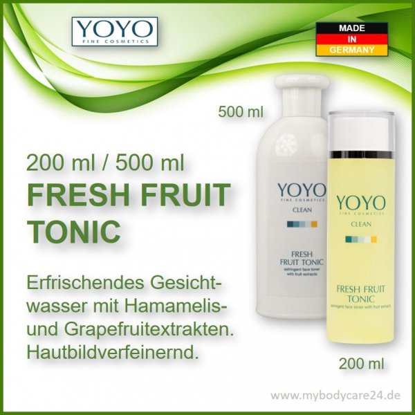 YOYO Fresh Fruit Tonic erfrisches Gesichtswasser